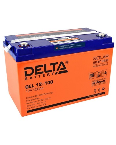 Delta GEL 12-100. Аккумулятор герметичный свинцово-кислотный. Delta в Красноярске