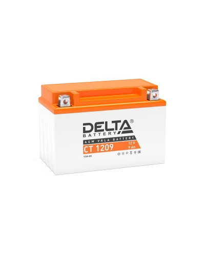 Delta CT 1209. Аккумулятор герметичный свинцово-кислотный стартерный. Delta в Красноярске