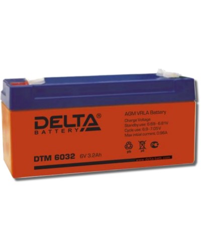 Delta DTM 6032. Аккумулятор герметичный свинцово-кислотный. Delta в Красноярске