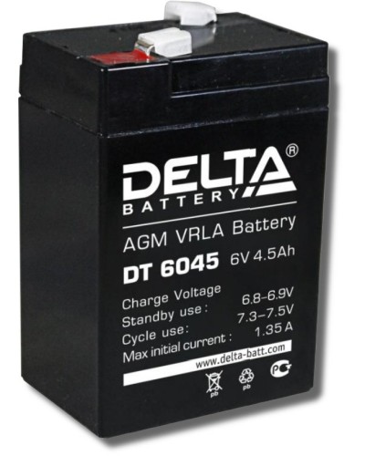 Delta DT 6045. Аккумулятор герметичный свинцово-кислотный. Delta в Красноярске