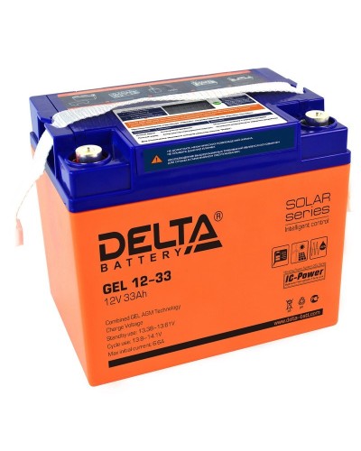 Delta GEL 12-33. Аккумулятор герметичный свинцово-кислотный. Delta в Красноярске