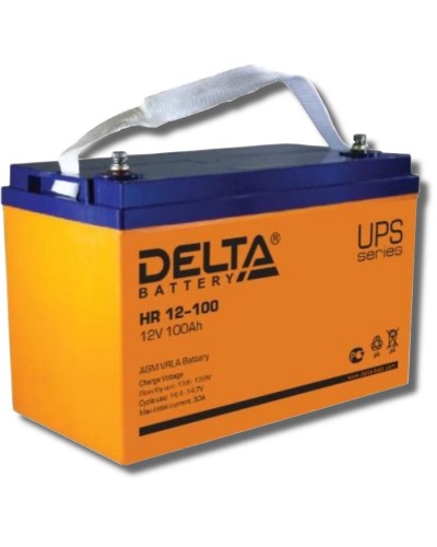 Delta HR 12-100. Аккумулятор герметичный свинцово-кислотный. Delta в Красноярске
