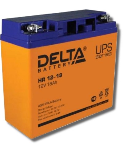 Delta HR 12-18. Аккумулятор герметичный свинцово-кислотный. Delta в Красноярске