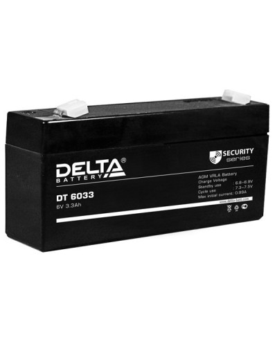 Delta DT 6033 (125мм). Аккумулятор герметичный свинцово-кислотный. Delta в Красноярске