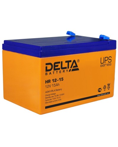 Delta HR 12-15. Аккумулятор герметичный свинцово-кислотный. Delta в Красноярске