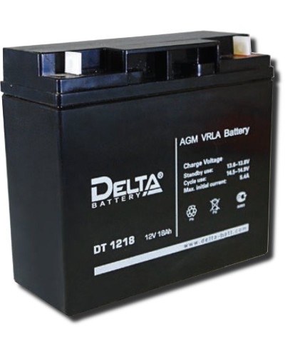 Delta DT 1218. Аккумулятор герметичный свинцово-кислотный. Delta в Красноярске