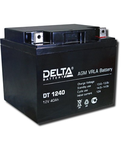 Delta DT 1240. Аккумулятор герметичный свинцово-кислотный. Delta в Красноярске