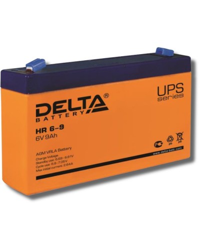 Delta HR 6-9. Аккумулятор герметичный свинцово-кислотный. Delta в Красноярске