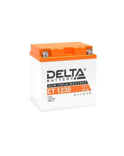 Delta CT 1230. Аккумулятор герметичный свинцово-кислотный стартерный. Delta в Красноярске