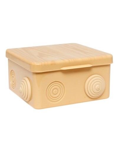 КМР-030-014 с крышкой (100х100х55) светлое дерево IP54 (plc-kmr-030-014-s). Коробка распределительная. EKF в Красноярске