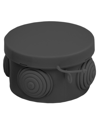 КМР-040-038 с крышкой (65х40) чёрная IP54 (plc-kmr-040-038-b). Коробка распределительная. EKF в Красноярске