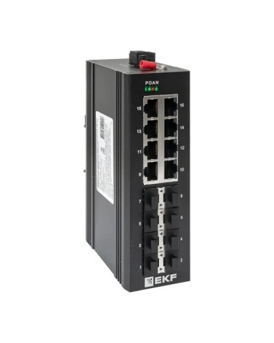 TSX-U-8GX/SFP-8GT. Промышленный неуправляемый коммутатор. EKF в Красноярске