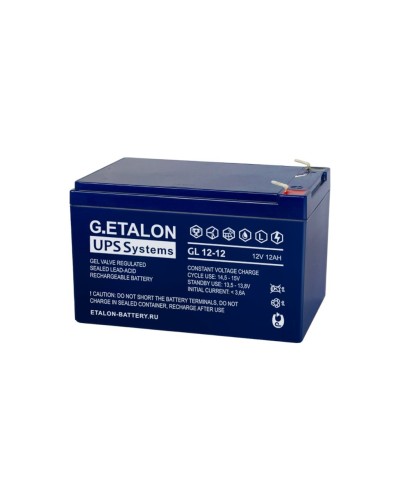 G.ETALON GL 12-12. Аккумулятор герметичный свинцово-кислотный. ETALON в Красноярске