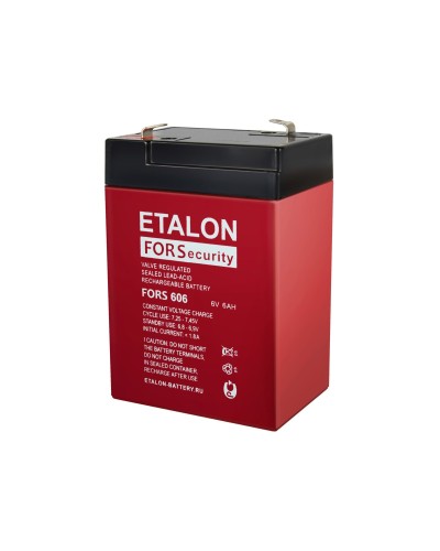 ETALON FORS 606. Аккумулятор герметичный свинцово-кислотный. ETALON в Красноярске