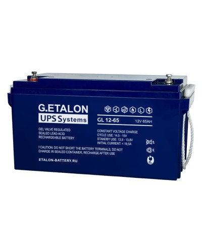 G.ETALON GL 12-65. Аккумулятор герметичный свинцово-кислотный. ETALON в Красноярске