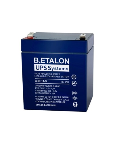B.ETALON BHR 12-5. Аккумулятор герметичный свинцово-кислотный. ETALON в Красноярске