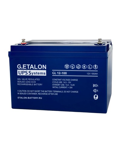 G.ETALON GL 12-100. Аккумулятор герметичный свинцово-кислотный. ETALON в Красноярске
