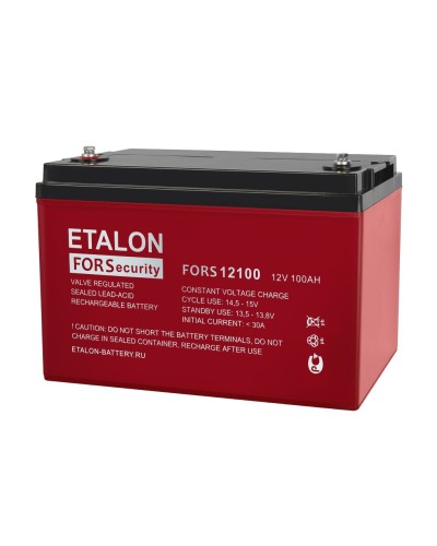 ETALON FORS 12100. Аккумулятор герметичный свинцово-кислотный. ETALON в Красноярске