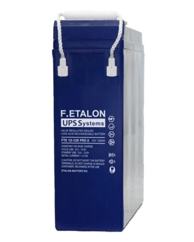 F.ETALON FTE 12-125 PRO X. Аккумулятор герметичный свинцово-кислотный. ETALON в Красноярске