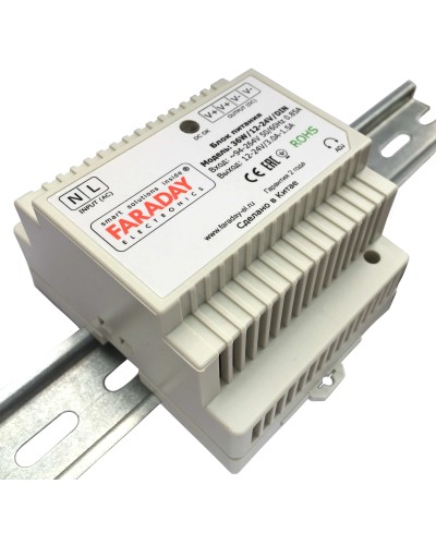 36W/12-24V/DIN. Блок питания. FARADAY в Красноярске