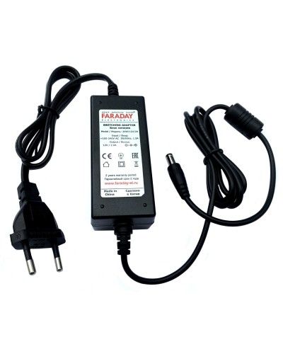24W/12V/2A. Импульсный блок питания в пластиковом корпусе. FARADAY в Красноярске