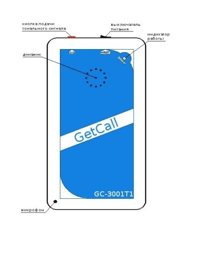 GC-3001T1. Переговорное устройство ремонтной связи. GETCALL в Красноярске