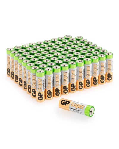 GP Super Alkaline 15A AA (GP 15A-2CRVS80), упак. 80 шт.. Алкалиновые батарейки. GP Batteries в Красноярске