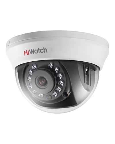 DS-T201(B) (3.6мм). Бюджетная видеокамера мультиформатная купольная. HiWatch в Красноярске
