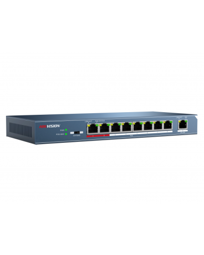 DS-3E0109P-E/M(B). Коммутатор с питанием POE. Hikvision в Красноярске