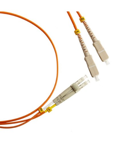 FC-D2-50-LC/PR-SC/PR-H-1M-LSZH-OR. Патч-корд волоконно-оптический LC-SC. Hyperline в Красноярске