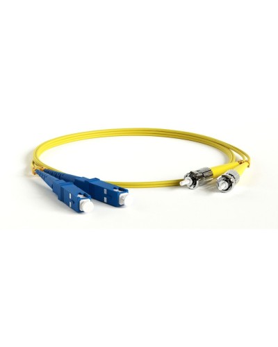 FC-D2-9A1-SC/UR-ST/UR-H-1M-LSZH-WH. Патч-корд волоконно-оптический ST-SC. Hyperline в Красноярске