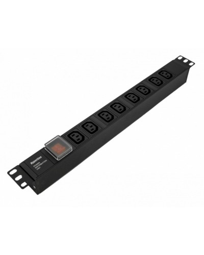 SHE19-8IEC-S-IEC. Блок розеток 19. Hyperline в Красноярске