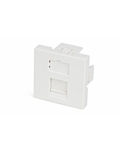 SIP2-1K-M45-45. Вставка 45х45 для 1 модуля формата Keystone Jack, со шторкой. Hyperline в Красноярске