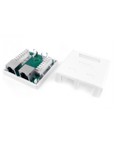 SB1-2-8P8C-C6-SH-WH. Розетка RJ-45. Hyperline в Красноярске
