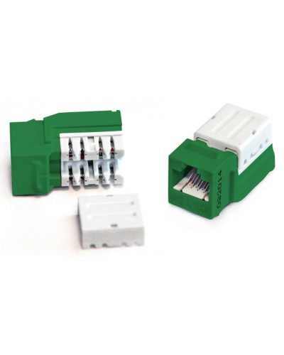 KJNE-8P8C-C5e-90-GN. Вставка Keystone Jack RJ-45. Hyperline в Красноярске