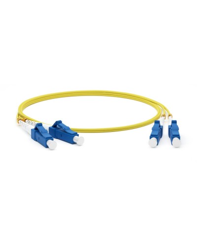 FC-D2-9-LC/UR-LC/UR-H-15M-LSZH-YL. Патч-корд волоконно-оптический одномодовый. Hyperline в Красноярске