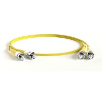 FC-D2-9-ST/UR-ST/UR-H-1M-LSZH-YL. Патч-корд волоконно-оптический ST-ST. Hyperline