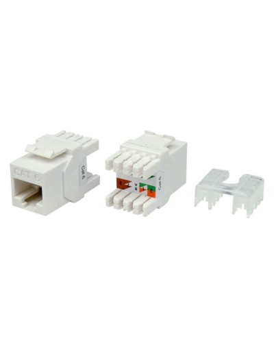 KJ8-8P8C-C6-180-WH. Вставка Keystone Jack RJ-45. Hyperline в Красноярске