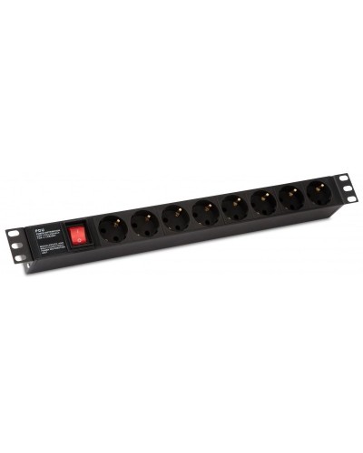 SHE19-8SH-S-IEC. Блок розеток 19. Hyperline в Красноярске