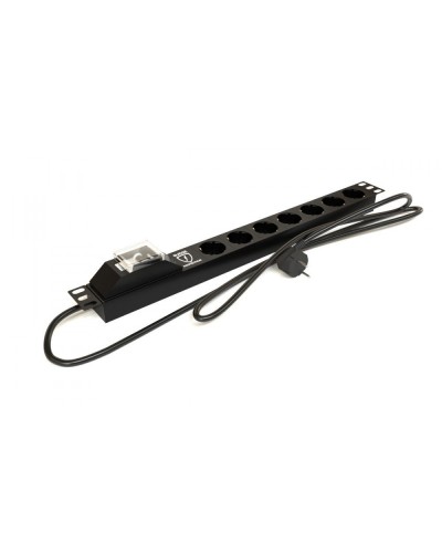 SHE19-7SH-BF-2.5EU. Блок розеток 19. Hyperline в Красноярске