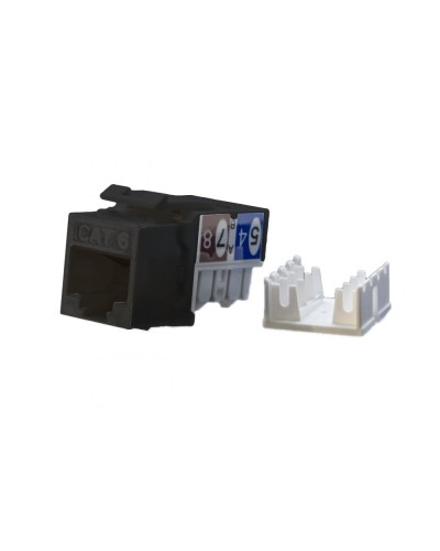 KJ9-8P8C-C6-90-BK. Вставка Keystone Jack RJ-45. Hyperline в Красноярске