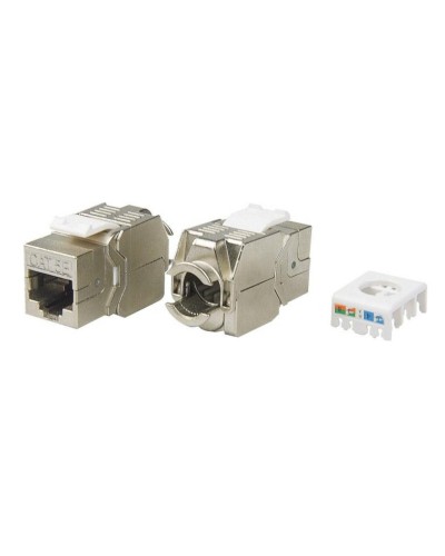 KJ8-8P8C-C5e-180-TLS-SH-F-WH. Вставка Keystone Jack RJ-45. Hyperline в Красноярске