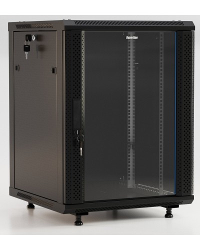 TWB-FC-1845-GP-RAL9004. Шкаф телекоммуникационный 19 настенный 18U. Hyperline в Красноярске