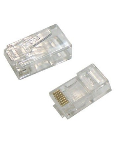 PLUG-8P8C-U-C5-100 (100 шт). Разъем RJ-45. Hyperline в Красноярске