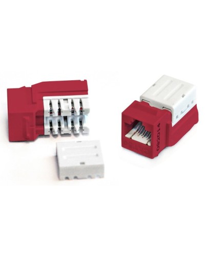 KJNE-8P8C-C5e-90-RD. Вставка Keystone Jack RJ-45. Hyperline в Красноярске