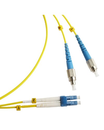 FC-D2-9-FC/UR-LC/UR-H-3M-LSZH-YL. Патч-корд волоконно-оптический FC/UPC-LC/UPC. Hyperline в Красноярске