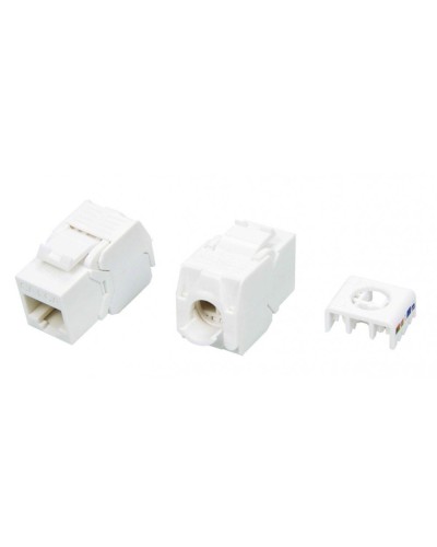 KJ8-8P8C-C6A-180-TLS-WH. Вставка Keystone Jack RJ-45. Hyperline в Красноярске
