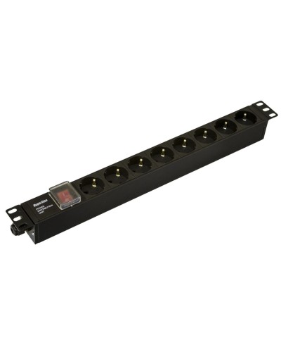 SHE19-8SH-S-CB. Блок розеток 19. Hyperline в Красноярске