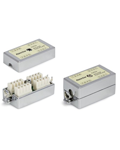 CA-IDC-C5e-SH-F-WH. Проходной адаптер экранированный. Hyperline в Красноярске