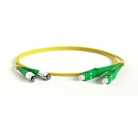 FC-D2-9-FC/AR-SC/AR-H-1M-LSZH-YL. Патч-корд волоконно-оптический SC-FC. Hyperline